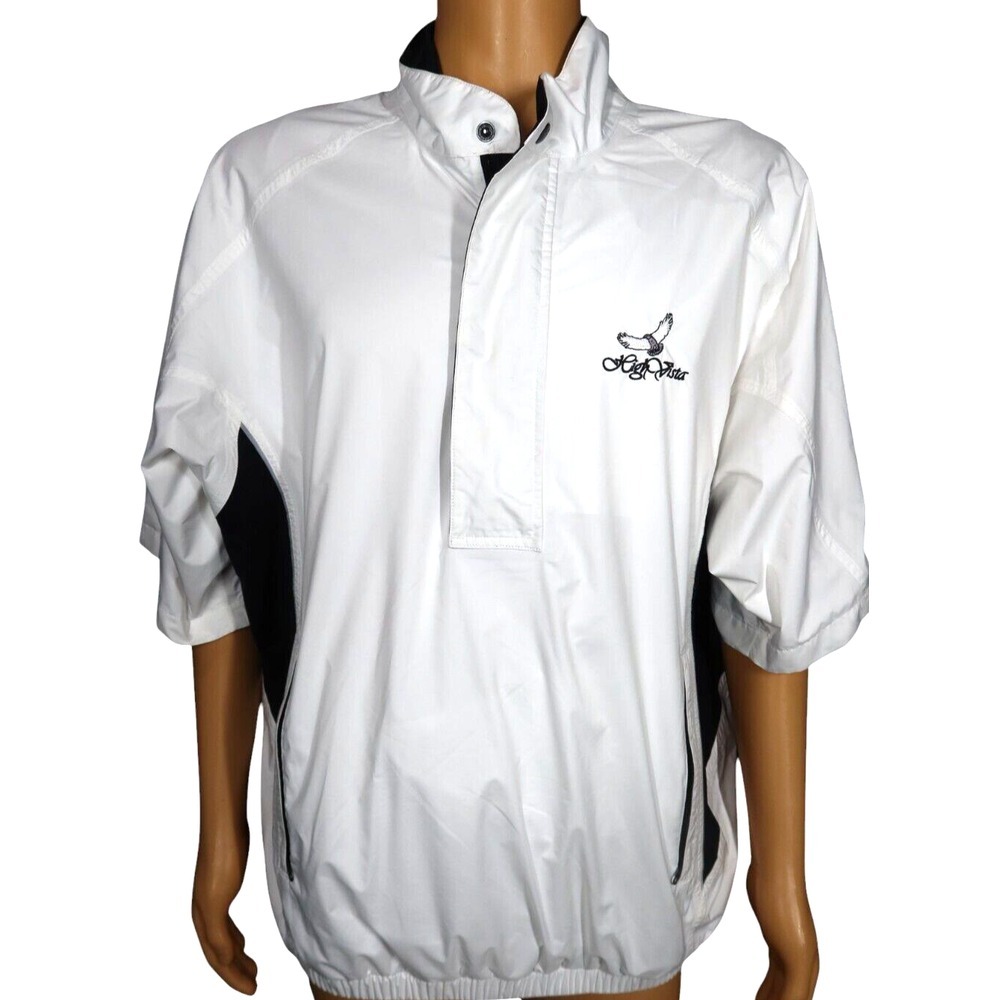 FJ Foot Joy Wind Shirt L‎ DryJoys High Vista Country Club Windbreaker
